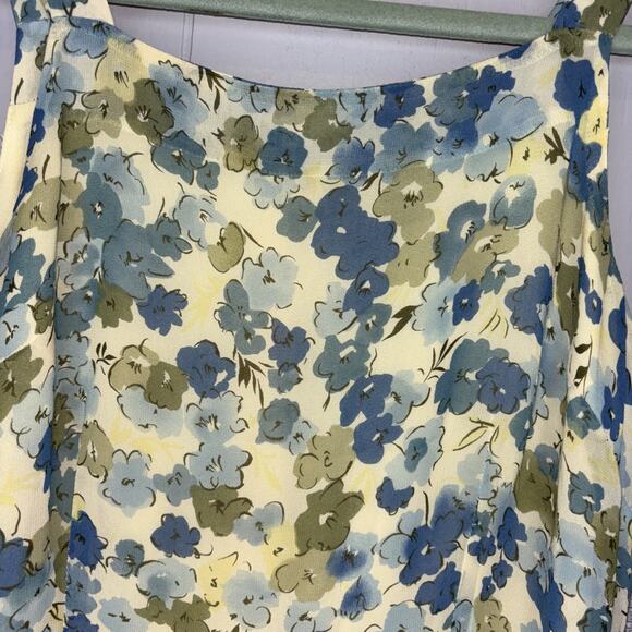 Eddie Bauer Sleeveless Floral Maxi Tank Dress Sz 8 Boho, Cottagecore - Picture 8 of 9